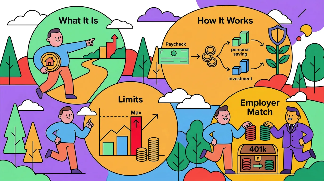 What Is a 401k? How It Works, Limits, and Employer Match