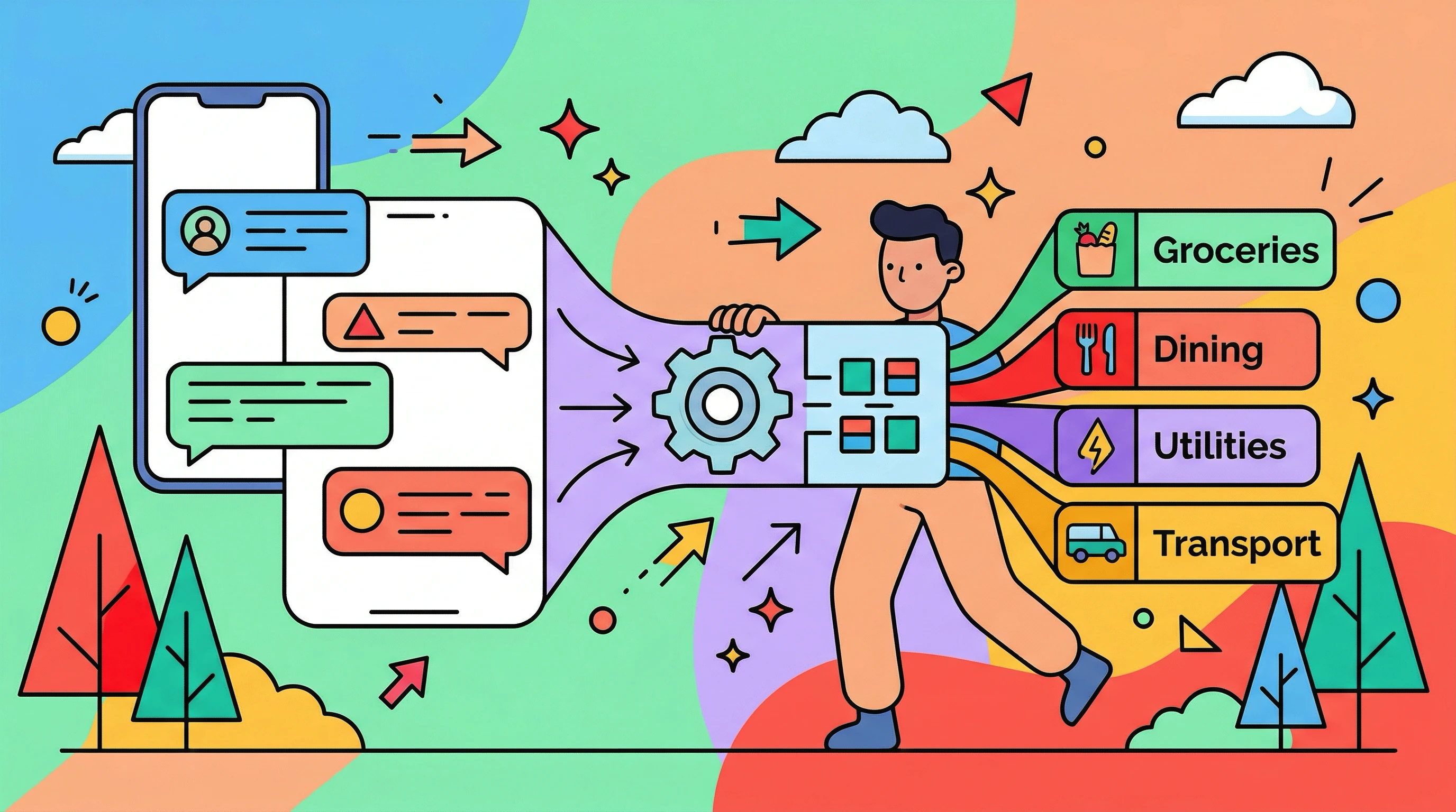 SMS Expense Tracking App: How Automatic Parsing Works